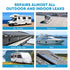 Kohree Butyl Sealant Tape, 4 Inch x 50 Foot RV Roof Tape, Waterproof UV & Weatherproof for RV Repair and Sealing
