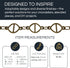 CH-45-BRZ-3 (3 RCH Hardware Brass Chandelier Chain, Bronze Feet)