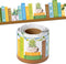 BeYumi Plant Bookshelf Border Trim - 65ft Spring Green Plant Books Rolled