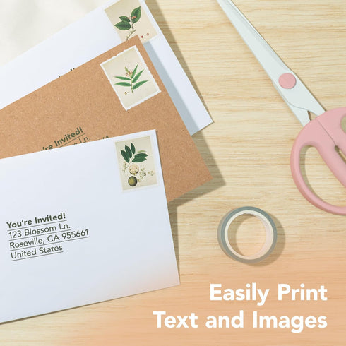 Pack It Chic - 4” X 6” Kraft A6 Envelopes (110 Count) for Invitations, Postcards, Weddings, and Letters
