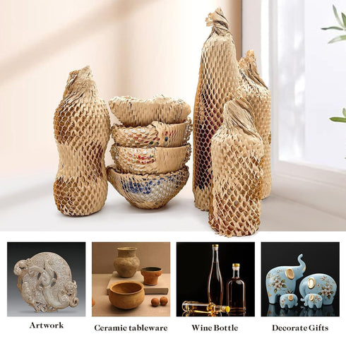 Packing 15" 168' Packaging Honeycomb Paper, x Honeycomb Cushioning Wrap Roll for Moving Shipping Gifts, Recyclable