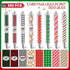 Cholemy 200 Pcs Christmas Pens Bulk, Xmas Novelty Ballpoint Pens, 0.7mm Black Ink for School Office Home Gifts
