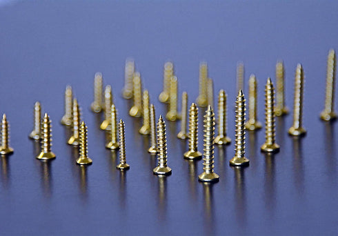 Swordfish 32051-500pc Brass Plated Wood Screw Assortment