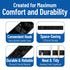 4073100 3 1 Carlisle FoodService Products Roll 'N Grip Mop, Broom and Tool Holder / Storage System, Positions + Hook