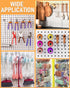 INCLY 120 Pack Black Pegboard Hooks, 4/6/8 Inch Accessories for 1/8“ and 1/4" Pegboard Hanging Tools