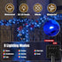 12 16ft 50 Pcs Solar String Lights Solar Mini Teeny Tiny Fairy Firefly Twinkle Light Waterproof LEDs Garden String