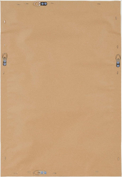 DesignOvation Bosc Decorative Framed Magnetic Dry Erase Board, Gray, 18.5x27.5