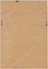 DesignOvation Bosc Decorative Framed Magnetic Dry Erase Board, Gray, 18.5x27.5