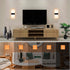 Dimmable 12W Lightess Modern Wall Sconce Sconce Wall Lighting Black Indoor Wall Lamp Acrylic Wall Mounted Lighting