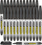 Bulk Black Permanent Markers - 24 Pack Fine Point for Plastic, Glass, Metal, Quick Dry Waterproof Markers