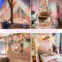66ft 200 suddus String Lights Indoor Bedroom, Led Christmas Light Outdoor Clear Wire Connectable, Plug in Fairy String