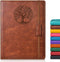 Lined Journal Notebook for Men Women, 256 Pages B5 Large Hardcover Leather Notebooks for Writing, Travel, School,