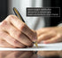 Better Office Products Executive Black Gel Pen, 2 Pack, Classic Business Pen with Removable Cap, Black 0.7mm Medium Point, Gold Accents, Individually Packed in Clear Acrylic Cases by Better Office Products