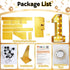 1, 4FT, 1st 21st 4 Light Up Number Marquee Light Up Numbers Gold Large Led Numbers Lights for First Birthday, Feet Tall