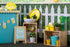 Teacher Created Resources Yellow Plastic Storage Caddy 6-Pack, 3 Compartment for Classrooms, Kids Room, Office