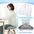 Travel Seat Cushion for Airplane, Foldable Hemorrhoid Pillows for Sitting, Airplane Seat Cushion for Long Flights