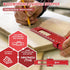 Woodworking Ruler - Precision Pocket Rulers, VICHSAMWY Scribing Ruler 12, 8, 6 Inch Metal Slide Stop Marking Ruler