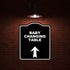 8.5 10 inches BABY CHANGING TABLE Black Sign Arrow Up Aluminum Composite Sign x