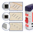 WORKPRO Heavy Duty T50 7500-Count Staples for Staple Gun, 1/2"+3/8" Staples and 5/8" Brad Nails