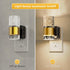 2 Pack, Dimmable 3 Night Lights Plug into Wall Night Light with Dusk-to-Dawn Light Sensor, Soft White/Cool White/Amber