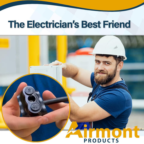 (Pack of 4) AP-10201 Black Insulated in-Line Splice Connector, 2-14 Wire Range, Easy Re-Entry