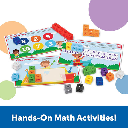 Set Learning Resources MathLink Cubes Preschool Math Activity - Classroom Must Haves, Teacher School Supplies, Toddler