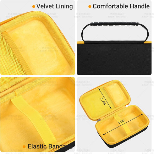 Hard Carrying Storage Case for Fluke Digital Multimeter - Organizer Holder Bag for 117/115/116/114/113/177/178/179/233