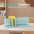 9-Section SUPEASY File Organizer Mesh Desk Organizer, Upright File Organizer Desktop Organizer File Sorter, File Folder