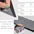 Hook and Loop Tape 1in x 20ft Heavy Duty Adhesion Strip Tape Self Adhesive Interlocking Nylon Fabric Black