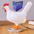 BooLai 3D Upgraded Resin Chicken Egg Night Light with USB, Lifelike LED Egg Lamp with Color Gift Box, Easter Birthday