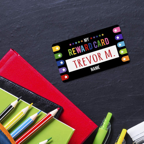 Classroom Reward Card - 100 Star Student Behavior Goal Cards, 2" x 3.5" Flat School Teacher Incentive Cards