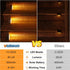Patio(Brown,6 Pack) VOLISUN Solar Step Lights Outdoor Waterproof, LED Outdoor Stair Lights, Solar Step Light