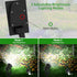6000K IP65 2-in-1 9.8ft T-SUNUS Christmas Solar Spot Lights Outdoor White Waterproof Landscape Spotlights, Cable