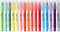 Mr. Pen Gel Highlighters - 16 Pcs (8 Pastel & 8 Vibrant) Assorted Colors, No Bleed Bible Highlighters
