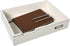 MyGift Rustic Wood Desktop Drawer-Style Stackable Document Letter Tray Organizer with Handles for Home Office Supplies