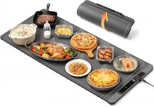 Ieuan Warming Mat For Food Extra Large 36"x15", Electric Warming Tray with 14-Level