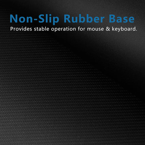 TONOS 3 Pack, 11 8.7 35% Mouse Pad Black Mouse Pads x in, Larger Size, Smooth Surface, Stitched Edges, Non-Slip Rubber