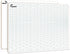 SCRIBBLEDO 11”x14” 2 Point Perspective Grid Dry Erase Board, Double-Sided Graphing Charts for Home School