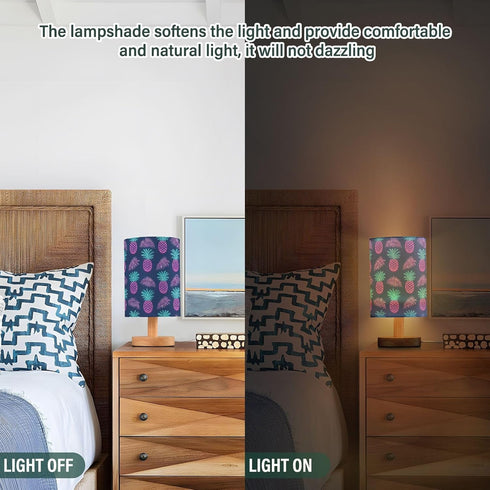 Amooorous Summer Neon Pineapple Leaf USB Table Lamp Baby Night Light for Candlestick Lamps for Small Spaces Electric