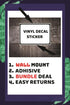 Vinyl Stickers Bundle - Safety and Warning & Warehouse Signs, Caution Moving Equipment Hazard - 3 Pack (3.5" x 5")