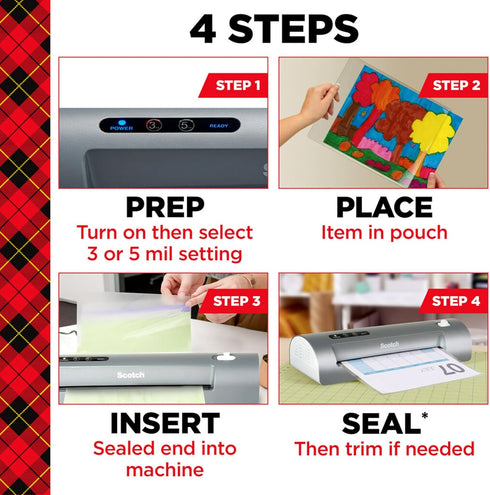 Scotch TL901X Thermal Laminator, Gray, 1 Laminating Machine for Photos, Documents & Recipe Cards, 9 in.