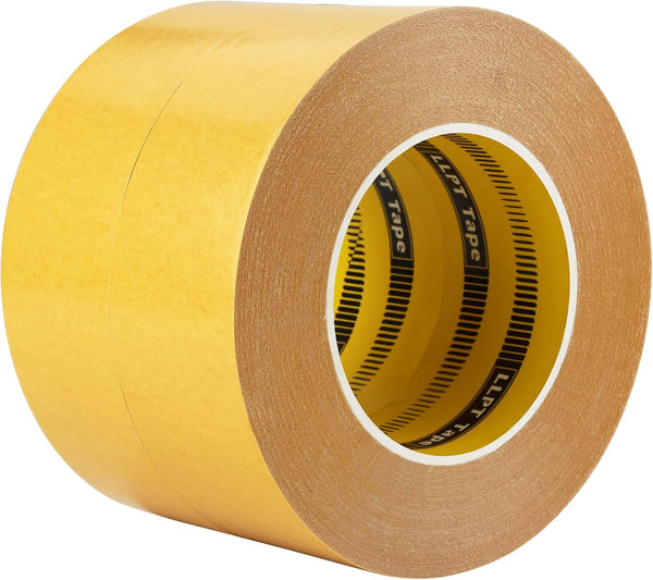 LLPT Double Sided Woodworking Tape 2 Pack 1.8 Inch x 36 Yards Each Roll, Removable Residue Free Turner Tape for CNC and