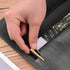 VANRA File Folder Organizer - 1 Piece PU Leather File Jackets - Document Holder for A4 Letter Size Paper - Black