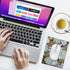 Cyanbone 5.5 7 Small Mouse Pad Cute, Mini Mouse Pads for Wireless Mouse and Laptop, Travel Mousepad with Designs