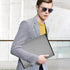 Wall Mounted File Holder - Over Door Hanging Mail Organizer for Papers, Magazines, and Books (7 POCKETS-GREY)