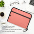 Folder,13 A4 Salmon Expanding Organizer File Pocket Expanding File Folder Accordion Folder with Zipper, Accordion File