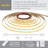24V 2700K, 315 2.5M 172110 Armacost Lighting RibbonFlex Pro White COB LED Strip Light Tape Lumens/Ft
