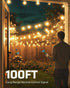 Dimmer Dimmer Dimmer 100FT Dimmable Bulbs DEWENWILS Outdoor for String Lights, Remote Switch, Weatherproof Plug, Range