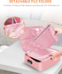 Noiposi Document Organizer, 5200? Heat Insulated, Waterproof Fireproof Document Box for Important Files, Pink