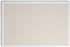U Brands Farmhouse Linen Bulletin Board - White Frame Office Supplies, Natural, 20” x 30”